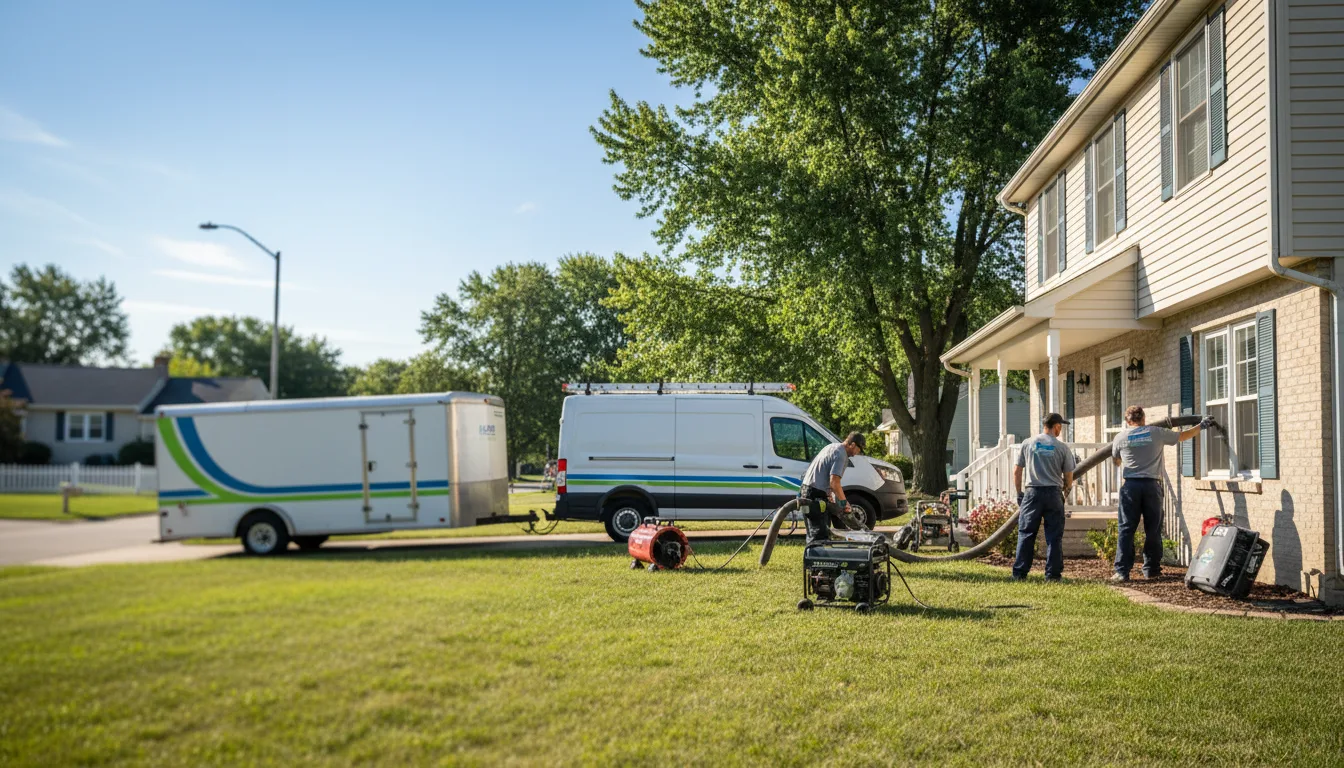 Flooded Basement Restoration And Cleanup With Repair in Batavia, IL near me